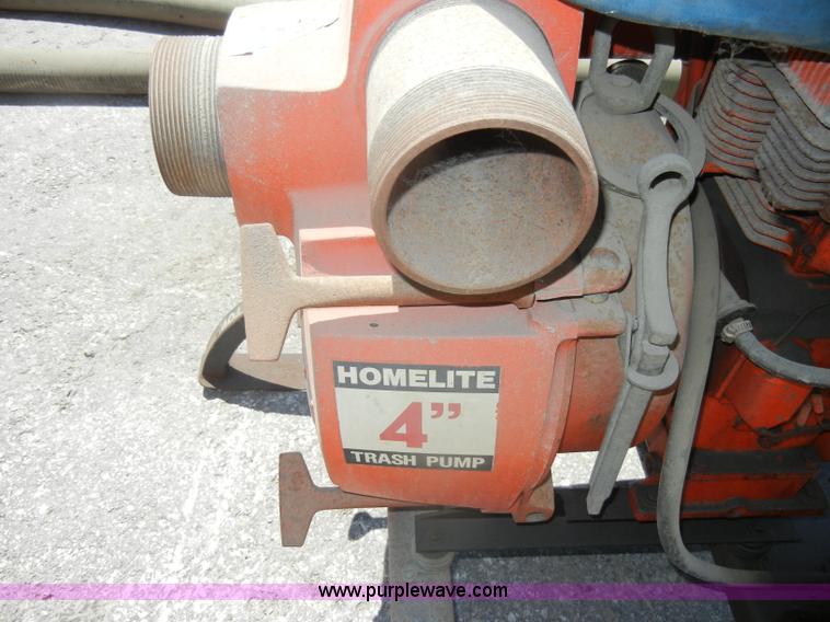 image for item K9247 Homelite 4" trash pump