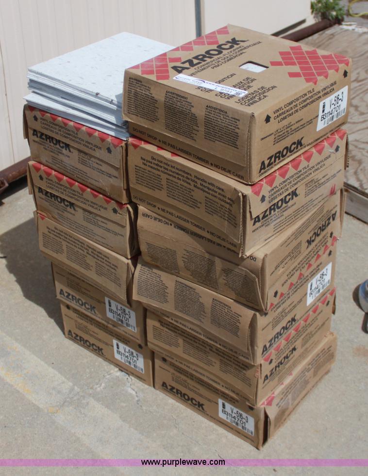 image for item L9731 (11) boxes of Azrock 12" x 12" vinyl composite tile