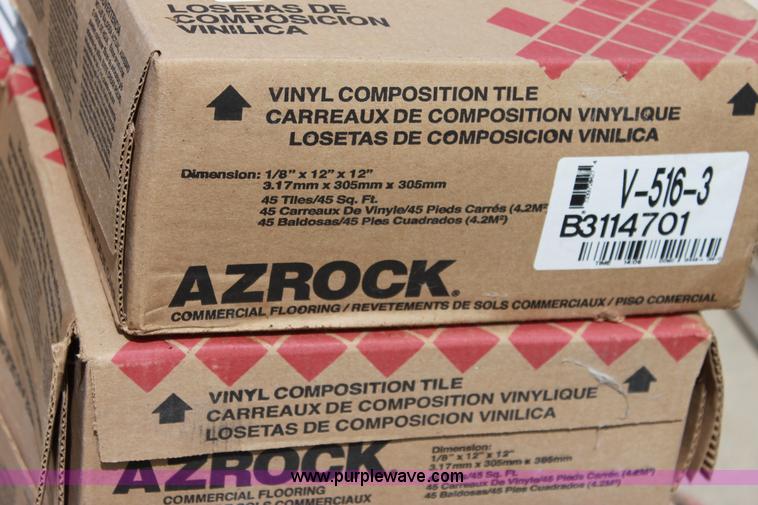 image for item L9731 (11) boxes of Azrock 12" x 12" vinyl composite tile