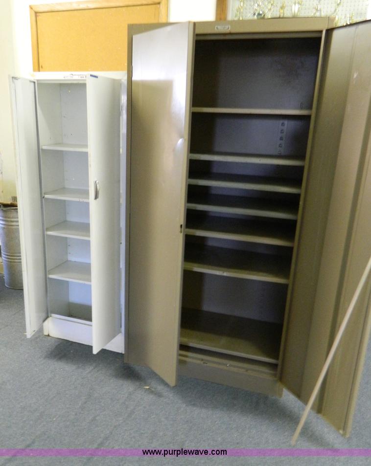image for item T9858 (2) metal cabinets
