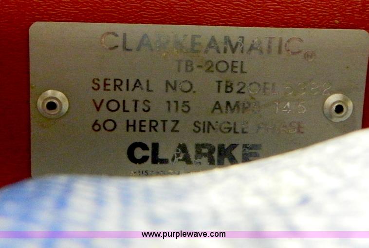 image for item T9864 Clarke TB 20EL floor scrubber
