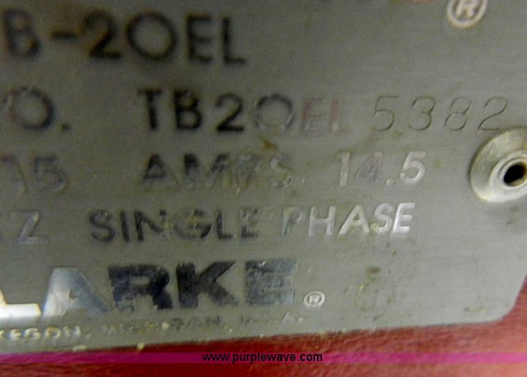 image for item T9864 Clarke TB 20EL floor scrubber