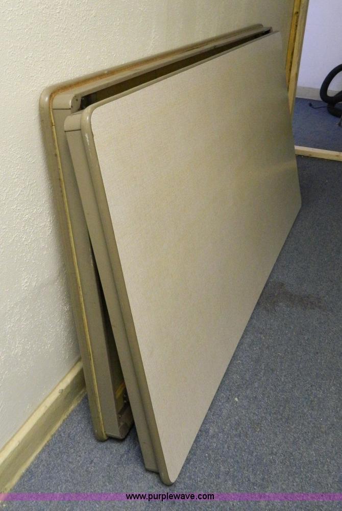 image for item T9865 (6) 6'L x 36"W folding tables