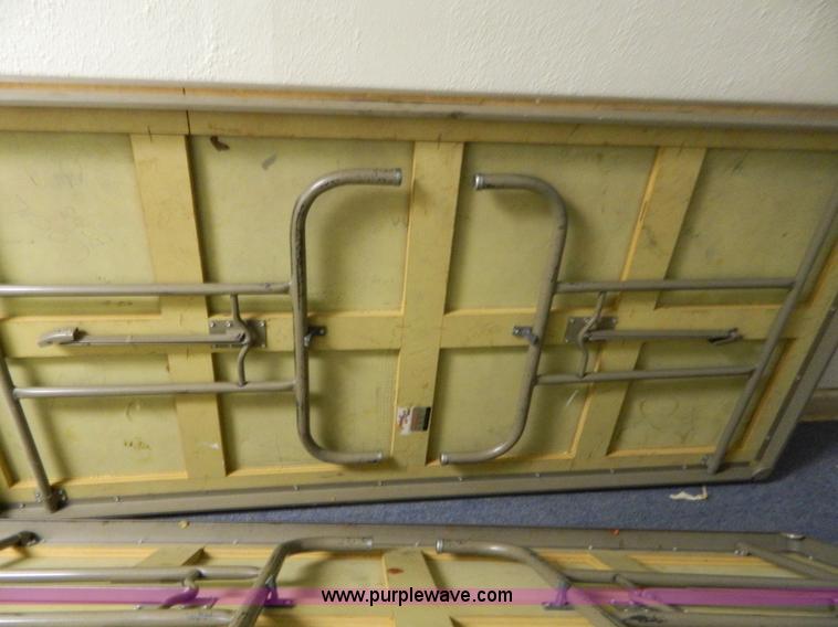 image for item T9865 (6) 6'L x 36"W folding tables