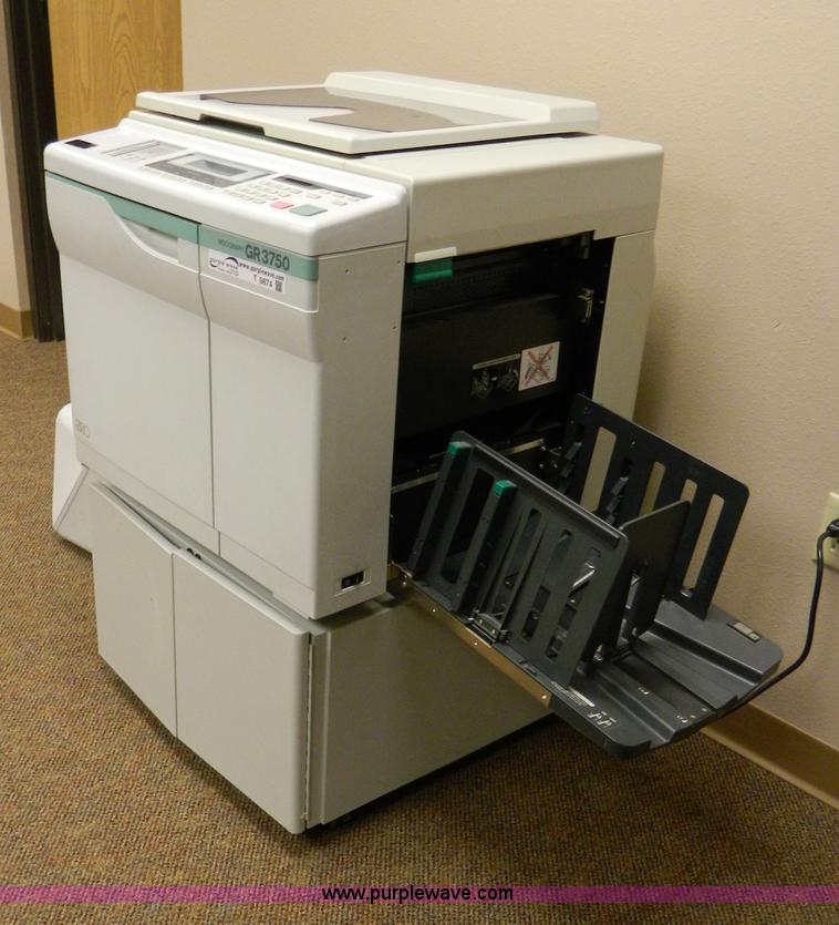 image for item T9874 Risograph GR3750 copier