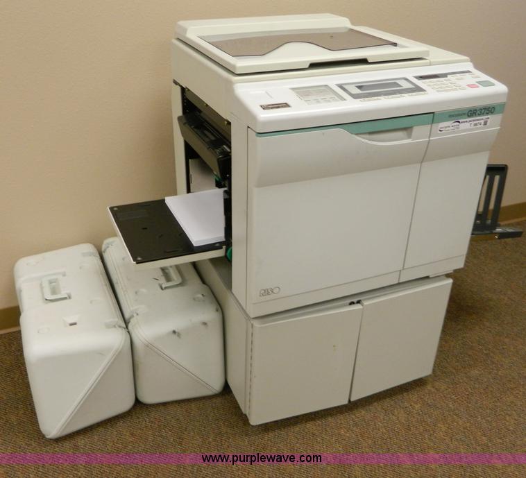 image for item T9874 Risograph GR3750 copier