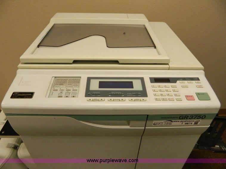 image for item T9874 Risograph GR3750 copier