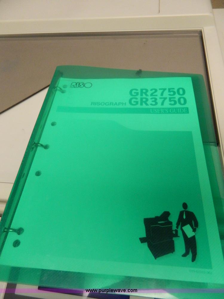 image for item T9874 Risograph GR3750 copier