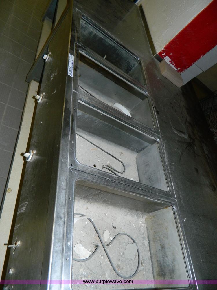 image for item T9880 Stainless steel hot serve counter
