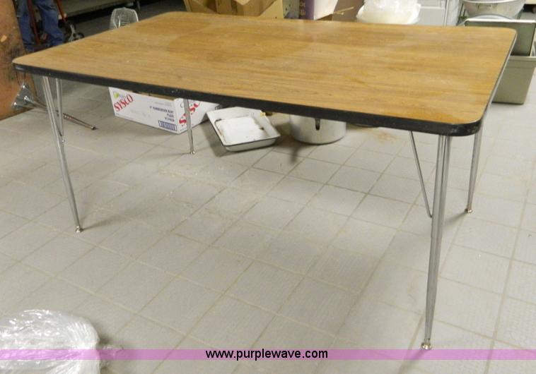 image for item T9882 (2) 5' cafeteria tables