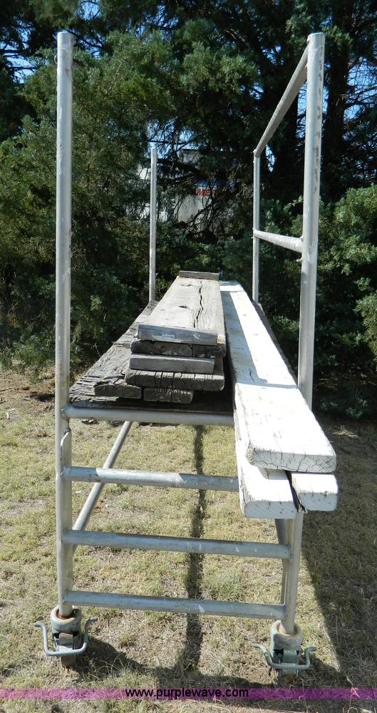 image for item T9891 (3) 8'L aluminum scaffolds