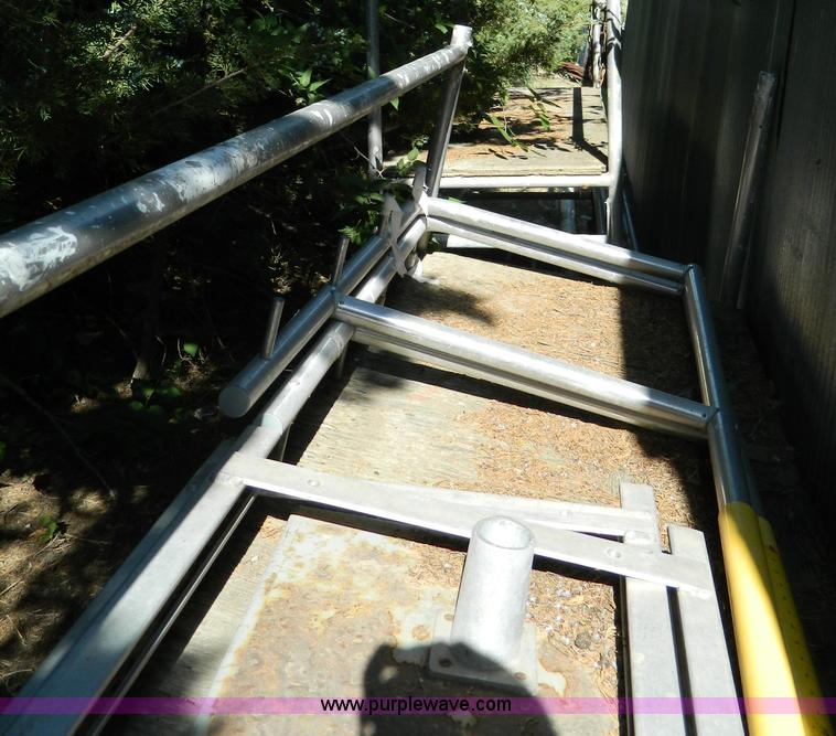 image for item T9891 (3) 8'L aluminum scaffolds