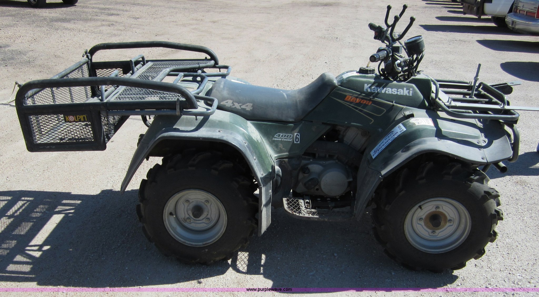 1999 Kawasaki Bayou ATV in Dodge City, KS Item B3203 sold Purple Wave