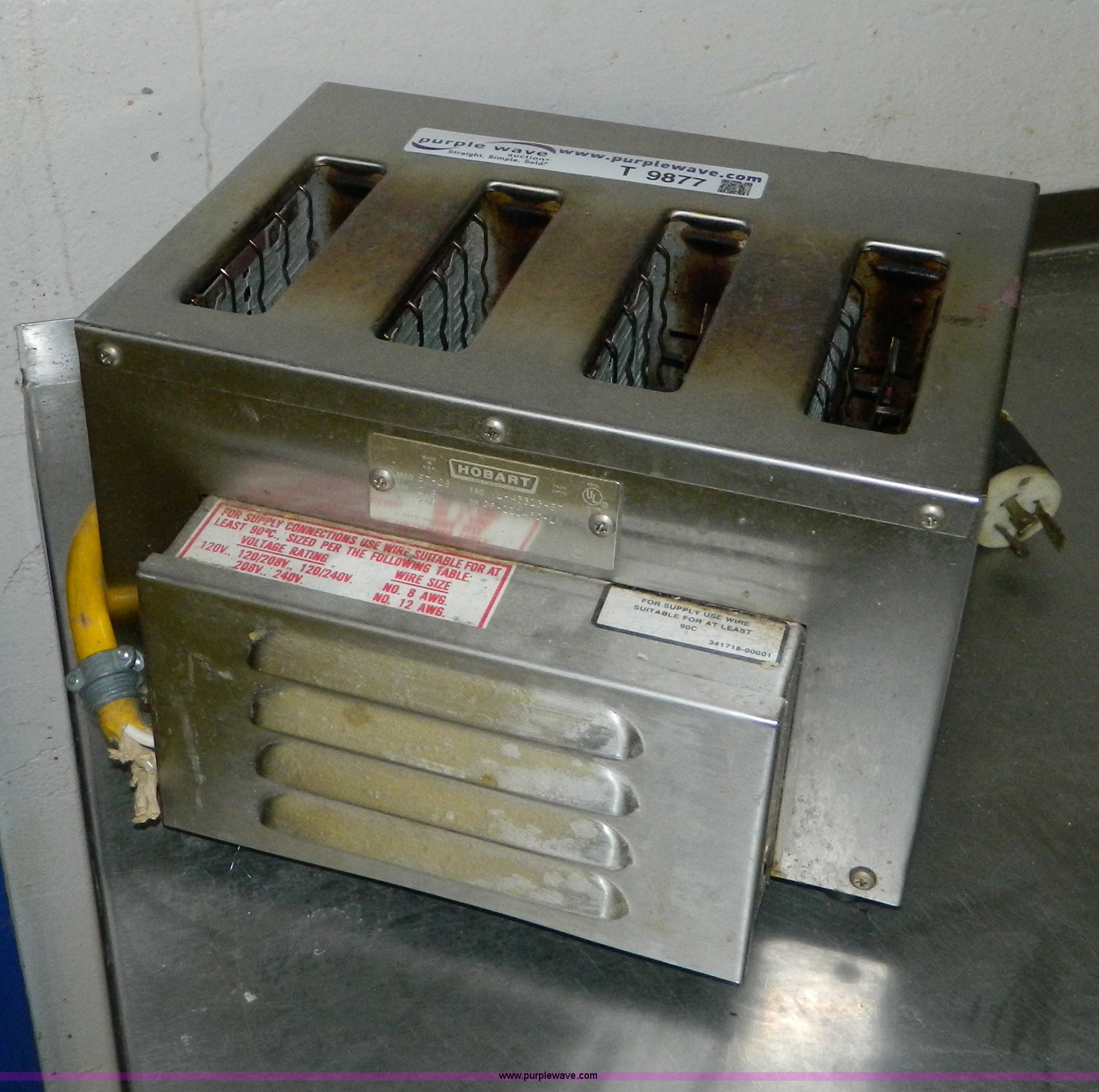 Hobart ET26 commercial toaster in Hill City, KS Item T9877 sold