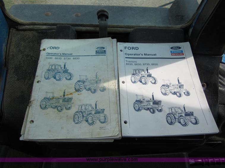 image for item A3880 1992 Ford 8730 MFWD tractor