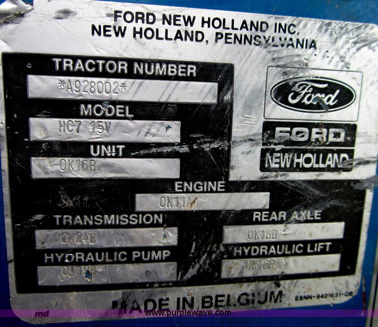 image for item A3880 1992 Ford 8730 MFWD tractor