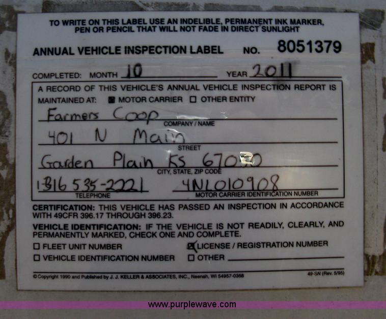 image for item A6392 1992 Fruehauf 42' aluminum tanker trailer