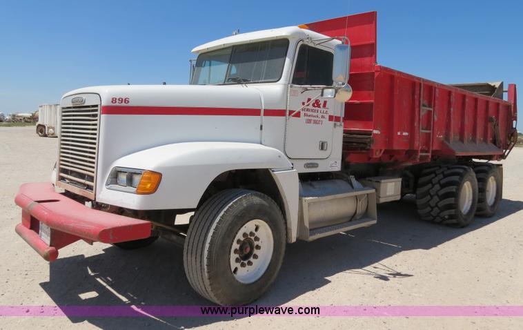 image for item B2355 1997 Freightliner FLD manure spreader semi truck