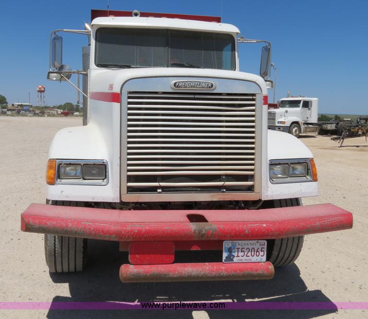 image for item B2355 1997 Freightliner FLD manure spreader semi truck