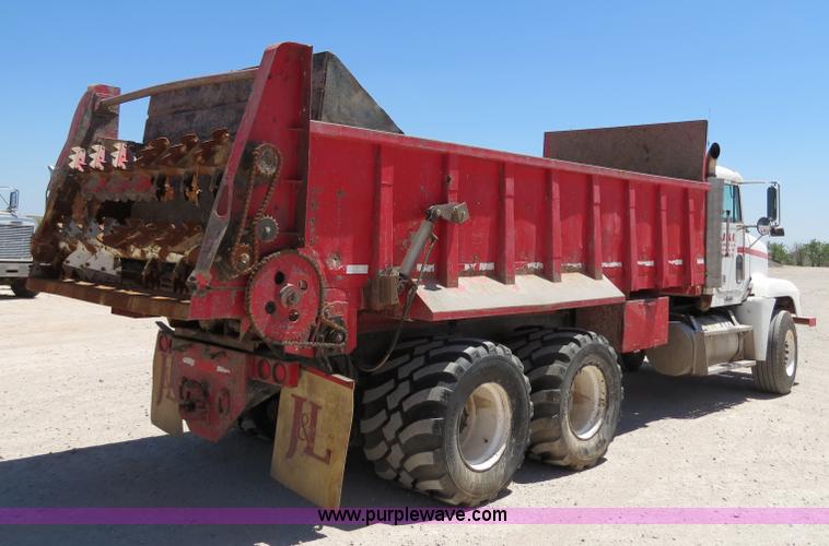 image for item B2355 1997 Freightliner FLD manure spreader semi truck
