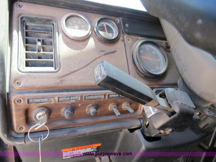 image for item B2355 1997 Freightliner FLD manure spreader semi truck