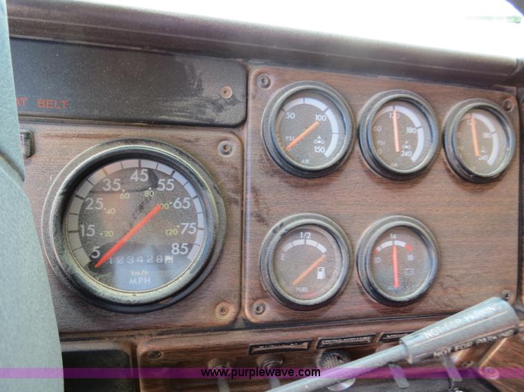 image for item B2355 1997 Freightliner FLD manure spreader semi truck