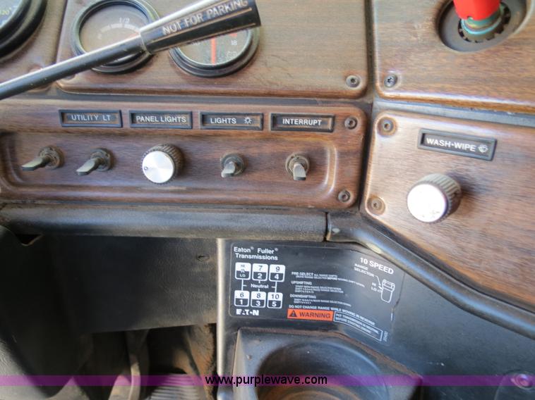 image for item B2355 1997 Freightliner FLD manure spreader semi truck