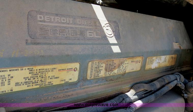 image for item B2355 1997 Freightliner FLD manure spreader semi truck