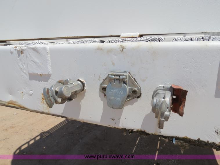 image for item B2357 1979 Shop built 50' ground load livestock trailer