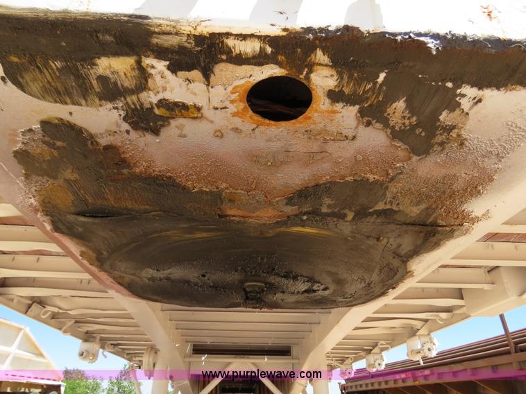 image for item B2357 1979 Shop built 50' ground load livestock trailer