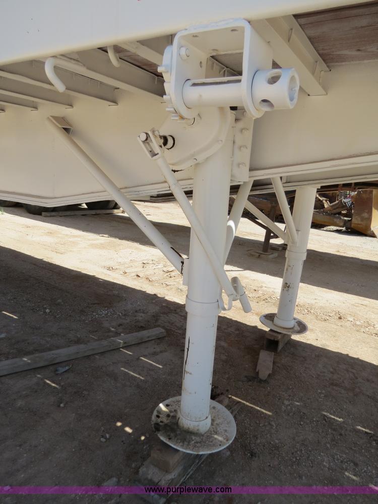 image for item B2357 1979 Shop built 50' ground load livestock trailer