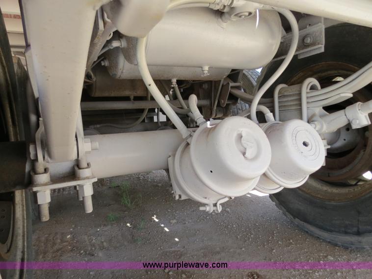 image for item B2357 1979 Shop built 50' ground load livestock trailer