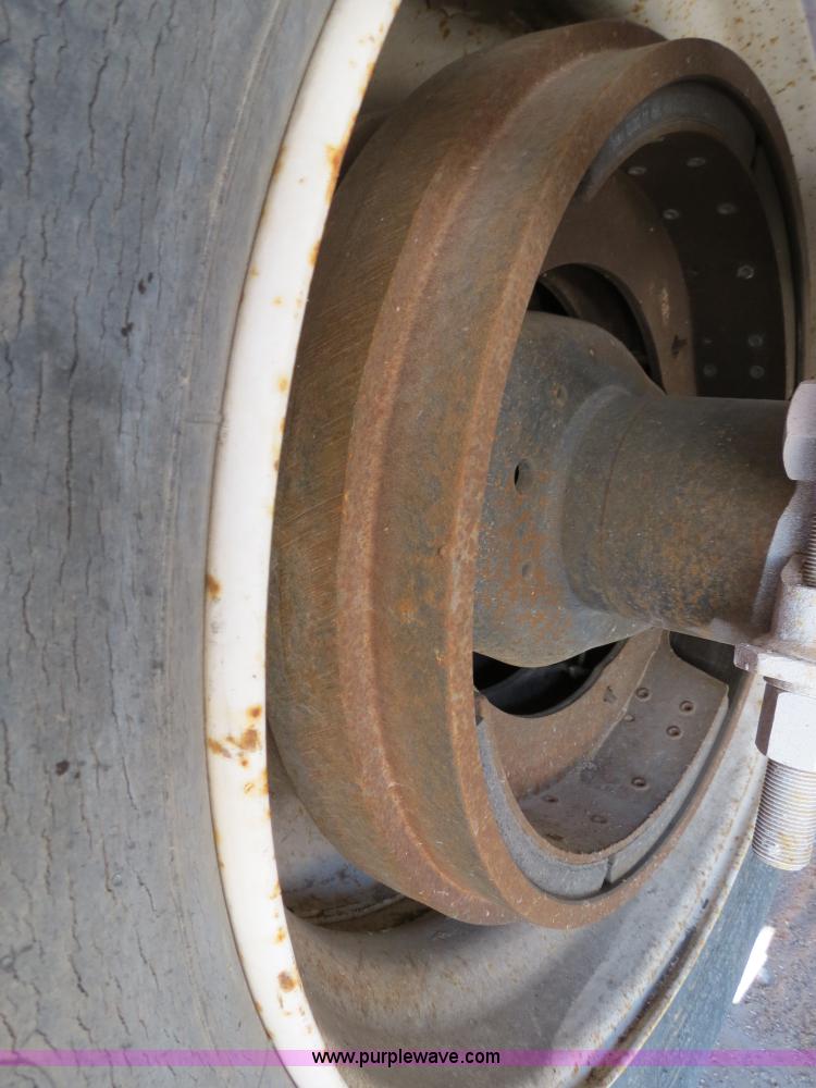 image for item B2357 1979 Shop built 50' ground load livestock trailer