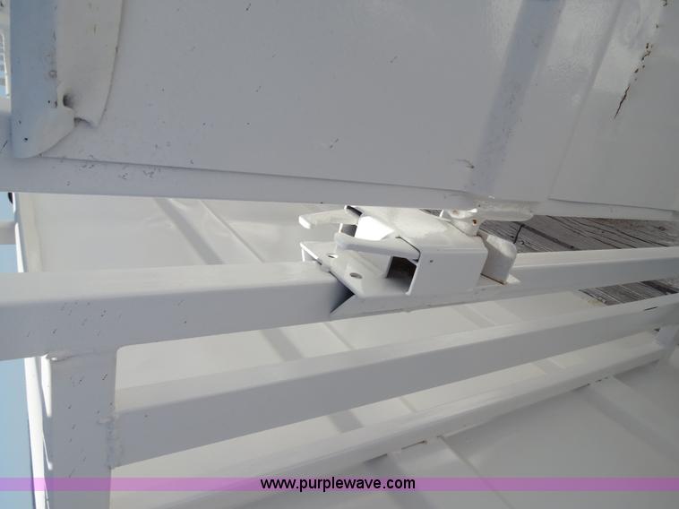 image for item B2357 1979 Shop built 50' ground load livestock trailer