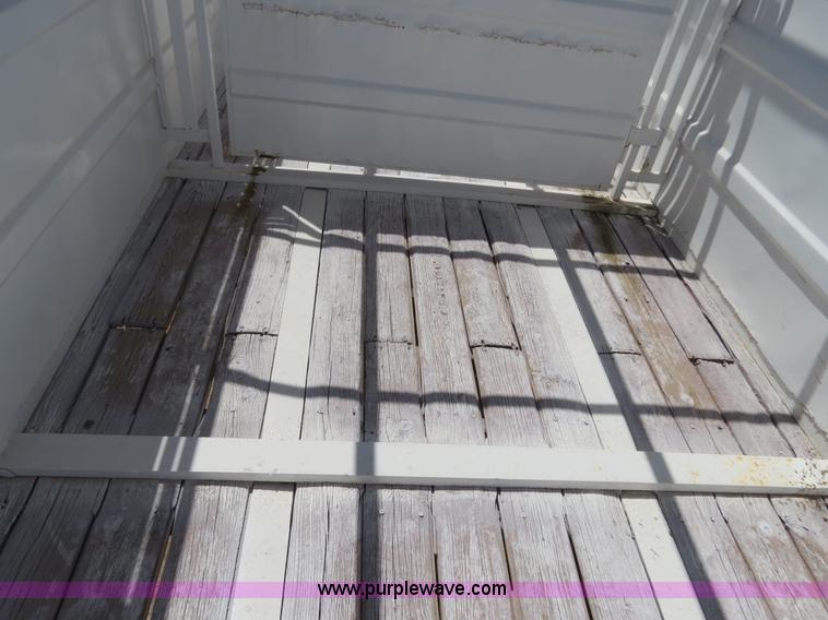 image for item B2357 1979 Shop built 50' ground load livestock trailer