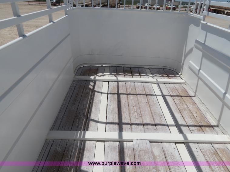 image for item B2357 1979 Shop built 50' ground load livestock trailer