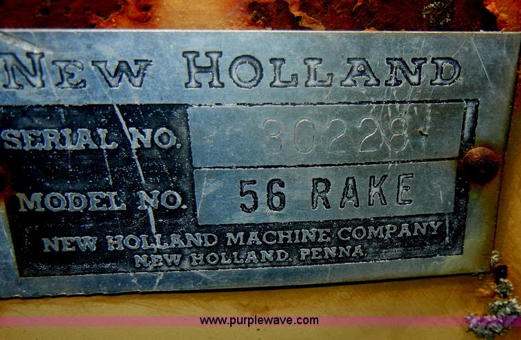 image for item N9763 New Holland 56 side rake