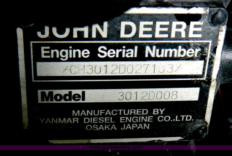 image for item T9849 John Deere 1445 lawn mower