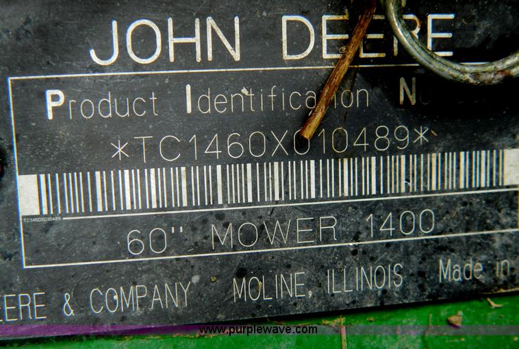 image for item T9849 John Deere 1445 lawn mower