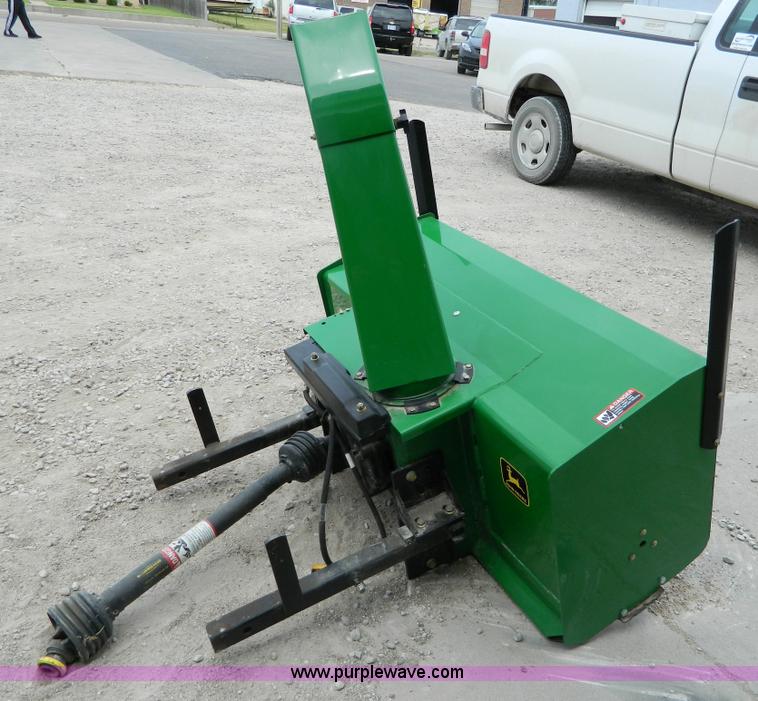 image for item T9851 John Deere 48" snow blower