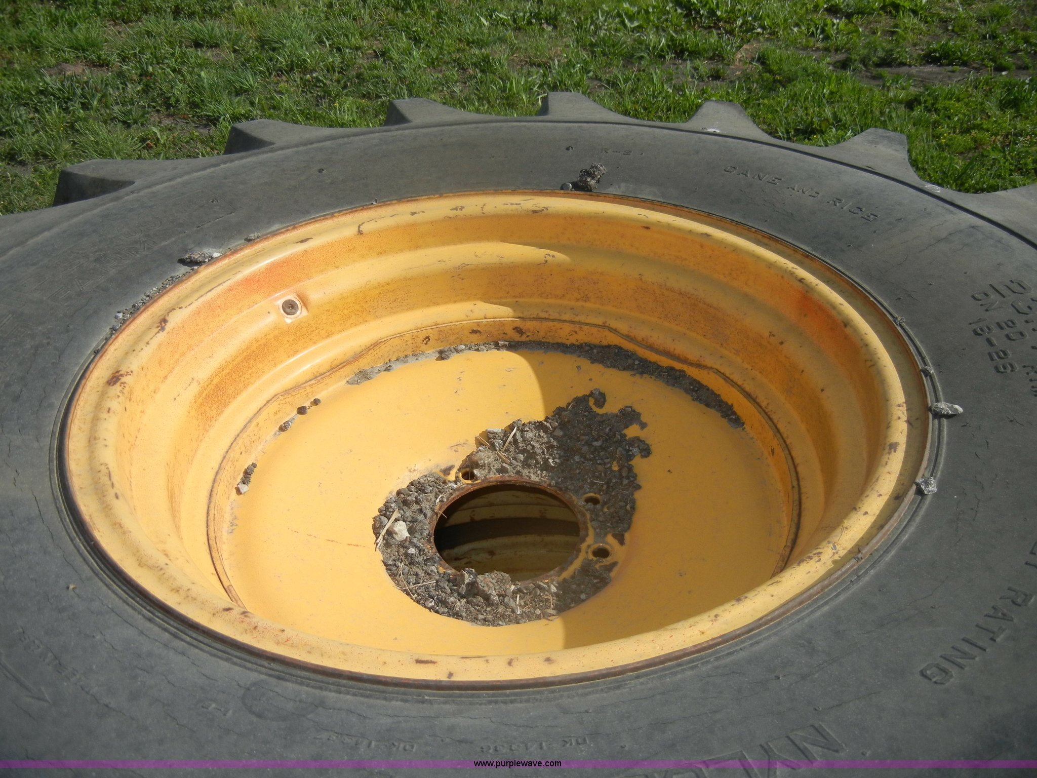 (2) used Phillips 66 tires with rims in Tonganoxie, KS Item N9766