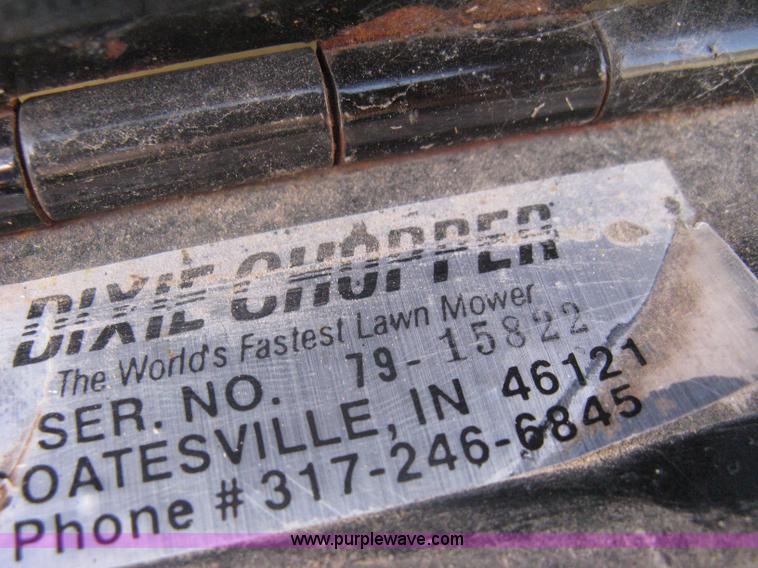 image for item A6385 Dixie Chopper XXW 4000 ZTR mower