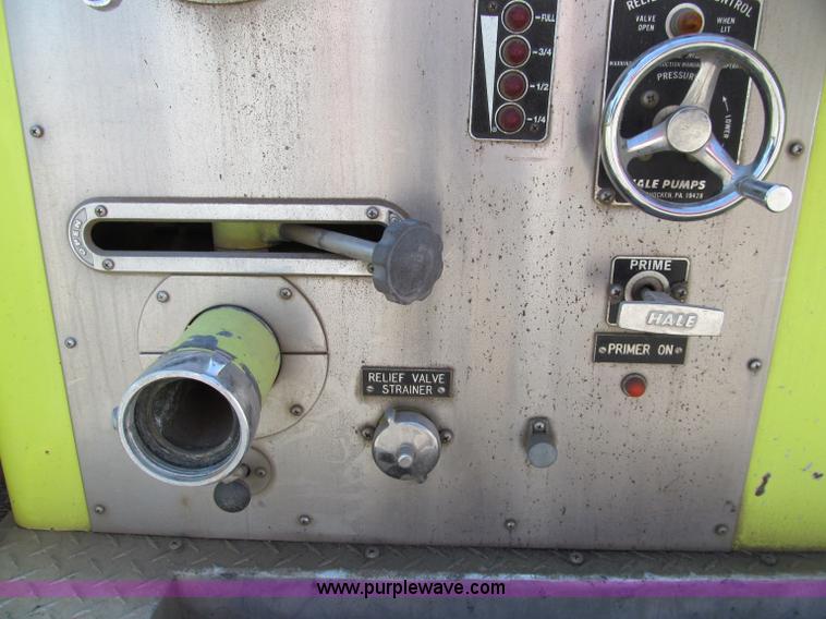 image for item A8314 1982 GMC Brigadier pumper tanker truck