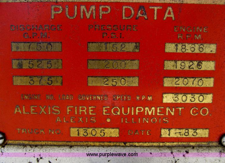 image for item A8314 1982 GMC Brigadier pumper tanker truck