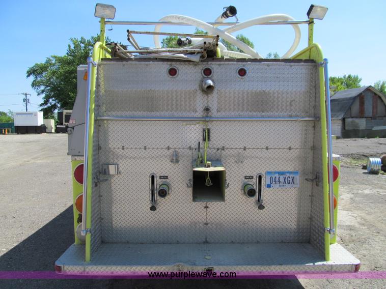 image for item A8314 1982 GMC Brigadier pumper tanker truck