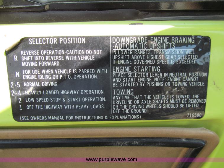 image for item A8314 1982 GMC Brigadier pumper tanker truck