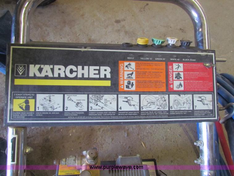 image for item B1311 Korcher pressure washer