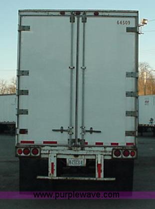 image for item B1317 1984 Dunham 45' storage semi trailer