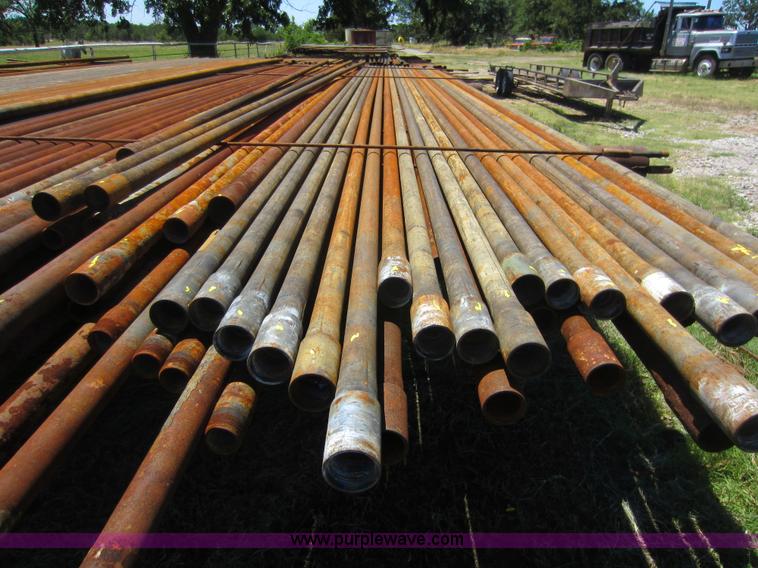 image for item B1321 (30) 33'L x 2 3/8 diameter oil field pipe