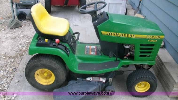 image for item B1335 John Deere STX38 lawn mower